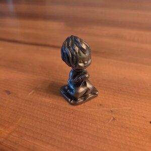 Vintage 1975 Hallmark Little Gallery Pewter Figurine Little Girl Praying